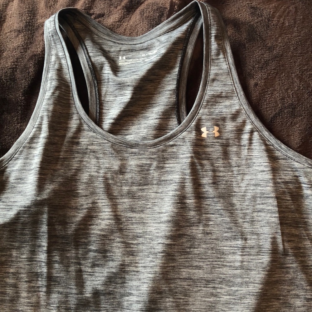 Grey under armour tank